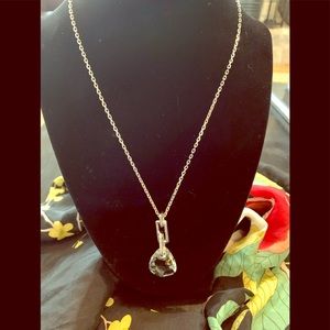 Beautiful crystal necklace and earring set🤍🌺💕